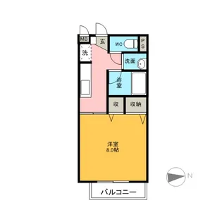 ドエル晃【2階】の間取り