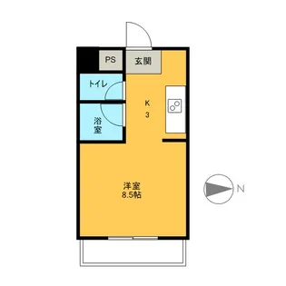 アイボンラビアン【5階】の間取り