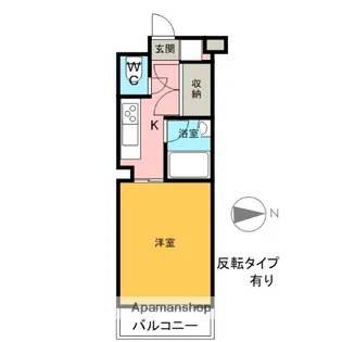 VIP-IN太平洋ノースヒルズ【3階】の間取り