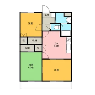 BEAUTIFUL LIFE【102号室】の間取り