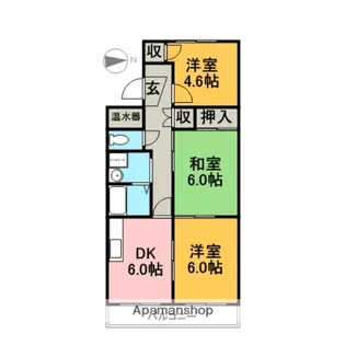 Mグランデ安永【1C号室】の間取り