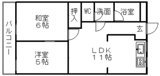 栄ハイム【00102号室】の間取り