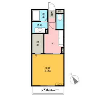 グランアズール【1階】の間取り