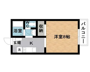 M・NハイツA【1階】の間取り