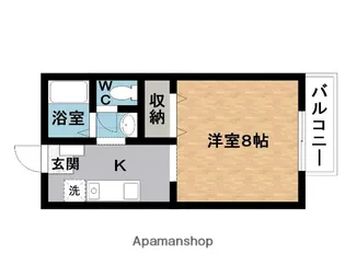 M・NハイツA【2階】の間取り