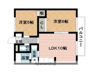 パラストYⅠ【1階】の間取り