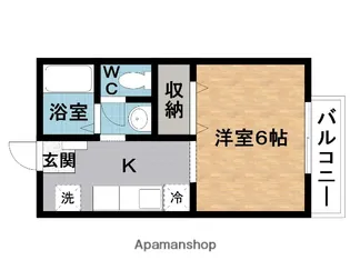 アーバン松井D【2階】の間取り