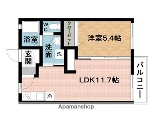 ハイツマルソーB【2階】の間取り