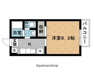 ボナール駒【2階】の間取り