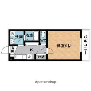 アップルⅢ【2階】の間取り