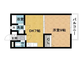 シトラスタウンコート【2階】の間取り