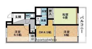 TORANO城西【4階】の間取り
