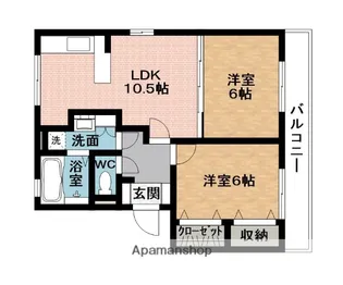 シルキー【1階】の間取り