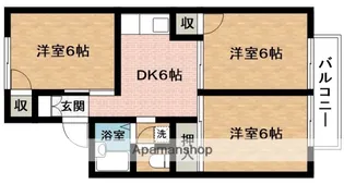 コーポセジュール【2階】の間取り