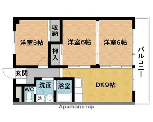 リパルティーレ伊賀【5階】の間取り
