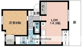 スレイプニール【1階】の間取り