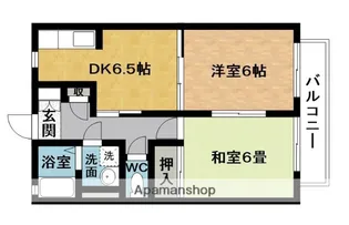 ディアコートみやび Ⅰ【2階】の間取り