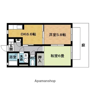 ディアコートみやび Ⅰ【1階】の間取り