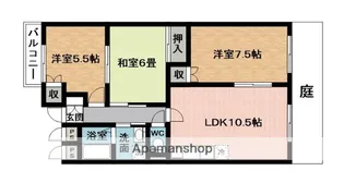 エストマンション【1階】の間取り