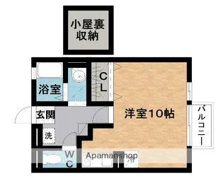 セジュールあやB【2階】の間取り