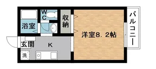 ディアコートみやびⅡ【2階】の間取り