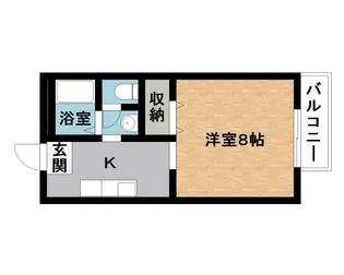 ディアコートみやびⅡ【2階】の間取り