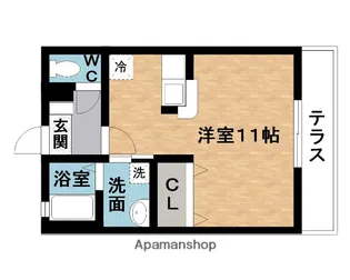 SPACECOMFORTS(スペースコンフォーツ)【2階】の間取り