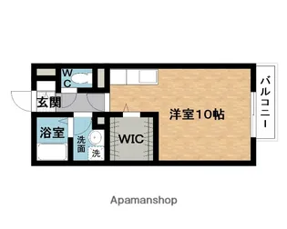 シャルマンドミール【1階】の間取り