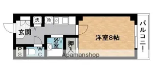 1Kの間取り画像