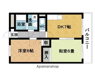 ペガサス緑ヶ丘2号館【2階】の間取り