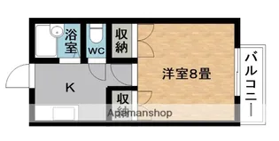ラッシュイースト【1階】の間取り