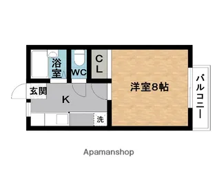 ラッシュイースト【2階】の間取り