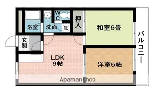 クレストール【3階】の間取り