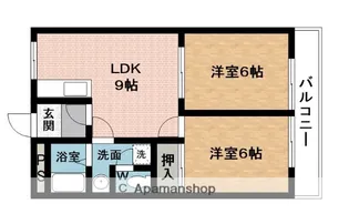 クレストール【1階】の間取り