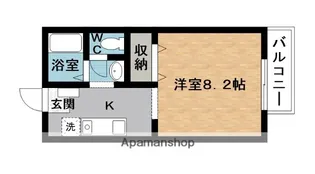 フロム・デンA【2階】の間取り