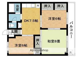 メゾフォルテM【2階】の間取り