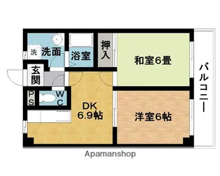 HUMMING UENO(ハミングウエノ)【1階】の間取り