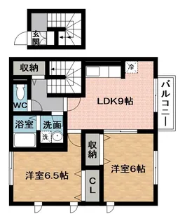 SUN FRIEND【2階】の間取り