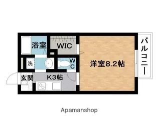 ハイツ ジュ,エイユー【2階】の間取り