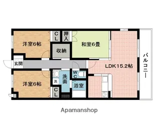 ラフィネ【2階】の間取り