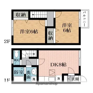 メゾンフィオーレ【1階】の間取り