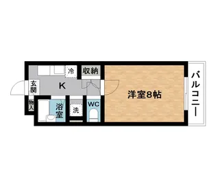 フリオフラッシュ【2階】の間取り