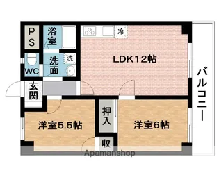 アネックスシャンテ【5階】の間取り