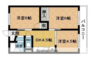 エビスコーポ【3階】の間取り