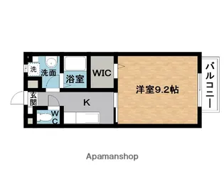 シャンベール・U(ユー)【1階】の間取り