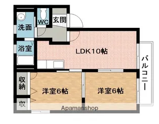 アドバンスⅡ【1階】の間取り