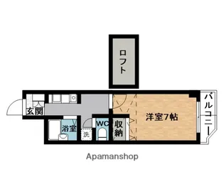 サザンウインドー【2階】の間取り