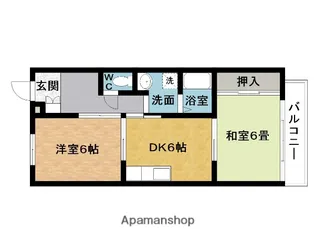 フラット立石(服部町)C【2階】の間取り