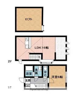 ラヴィアンローズ【1階】の間取り