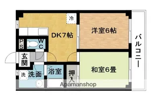 アルカディア【2階】の間取り